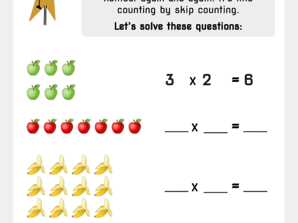 Starting Point Worksheet #04 – Multiplication